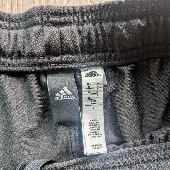 Adidas Men's Essentials Tricot Athletic Warm Up Track Pants Joggers Black M - Picture 9 of 10